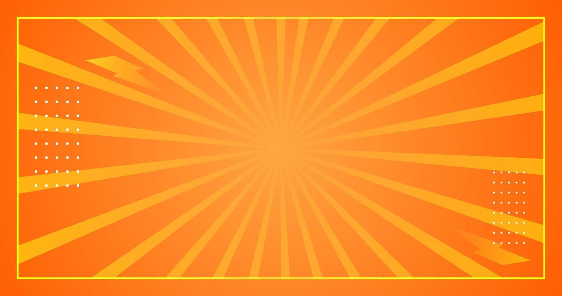 abstrakt röd bakgrund med ljus orange lutning lines.comic design vektor