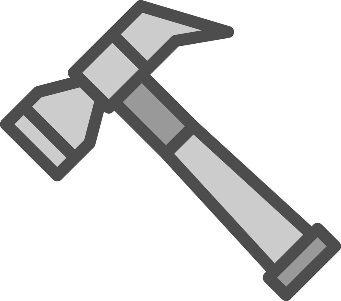 Hammer-Vektor-Icon-Design vektor