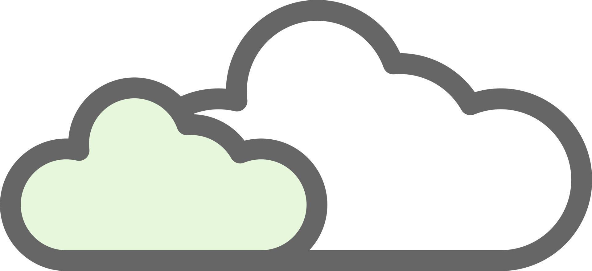 Cloud-Vektor-Icon-Design vektor