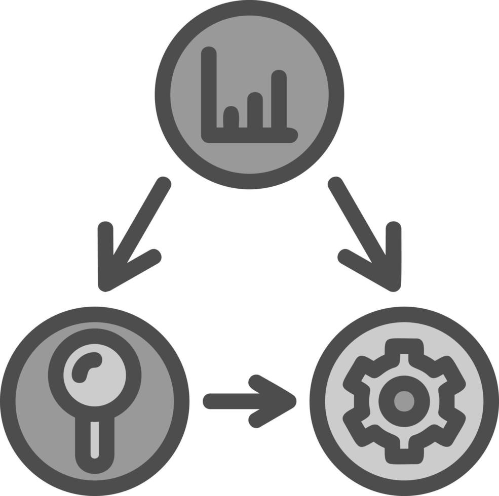 Projekt Schema Vektor Icon Design