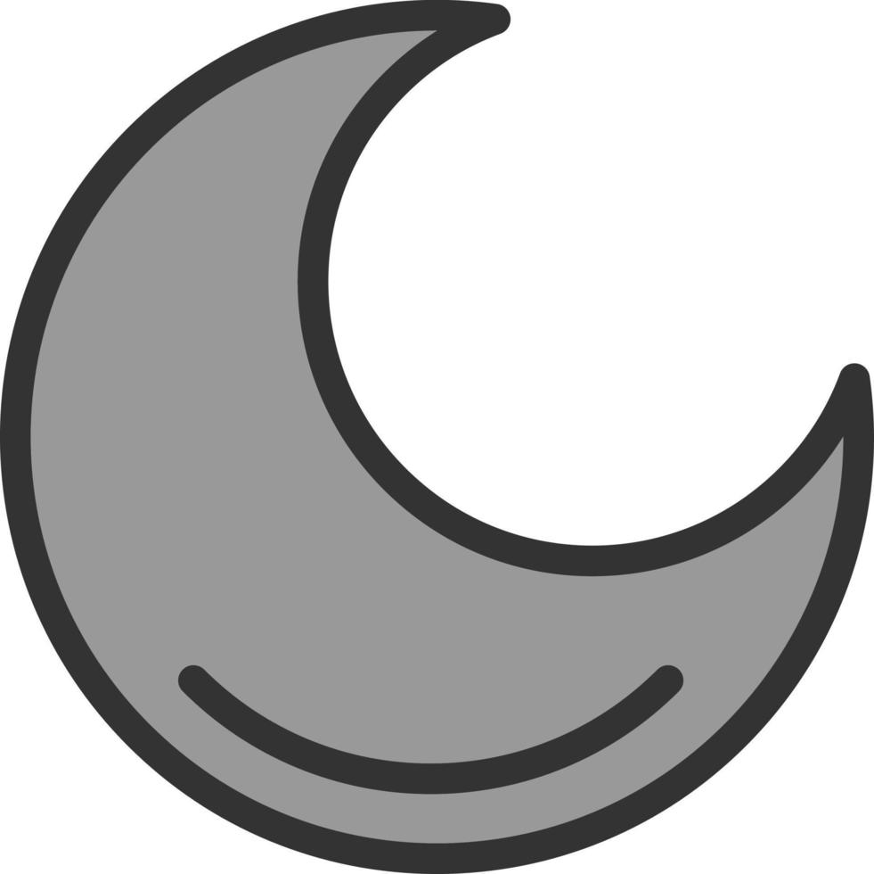 måne vektor ikon design