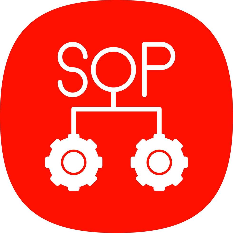 sop-Vektor-Icon-Design vektor