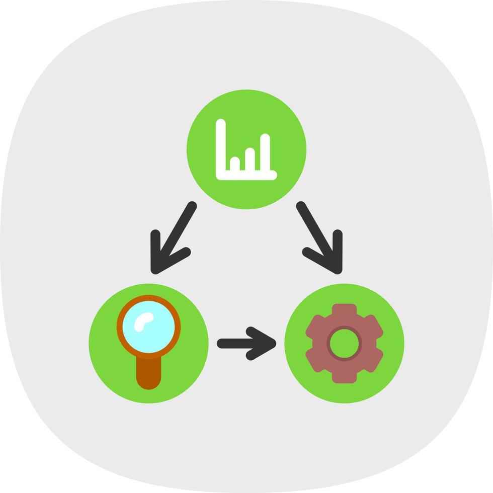 Projekt Schema Vektor Icon Design