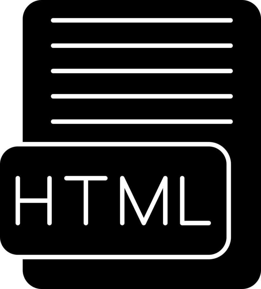 HTML-Vektor-Icon-Design vektor