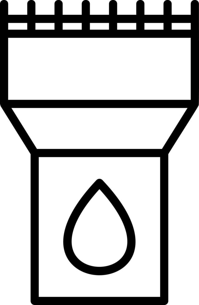 Wasserturm-Vektor-Icon-Design vektor