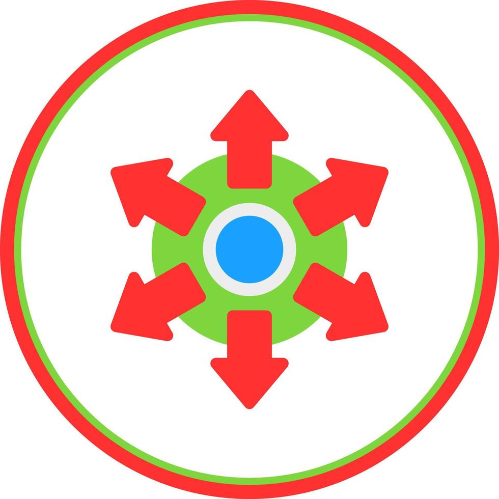 Expansionsvektor-Icon-Design vektor