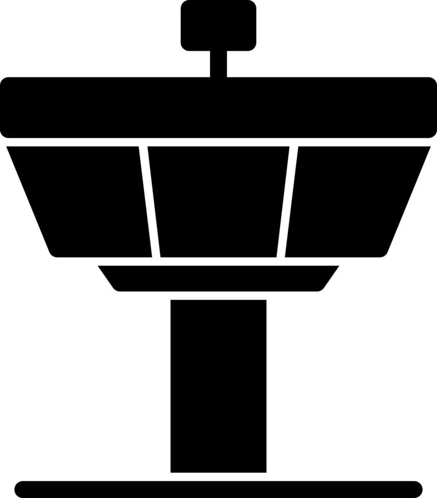 Kontrollturm-Vektor-Icon-Design vektor