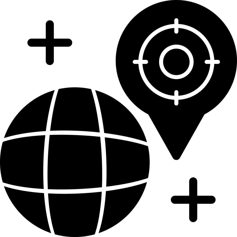 Geotargeting-Vektor-Icon-Design vektor