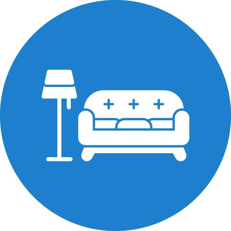 Sofa-Vektor-Icon-Design vektor