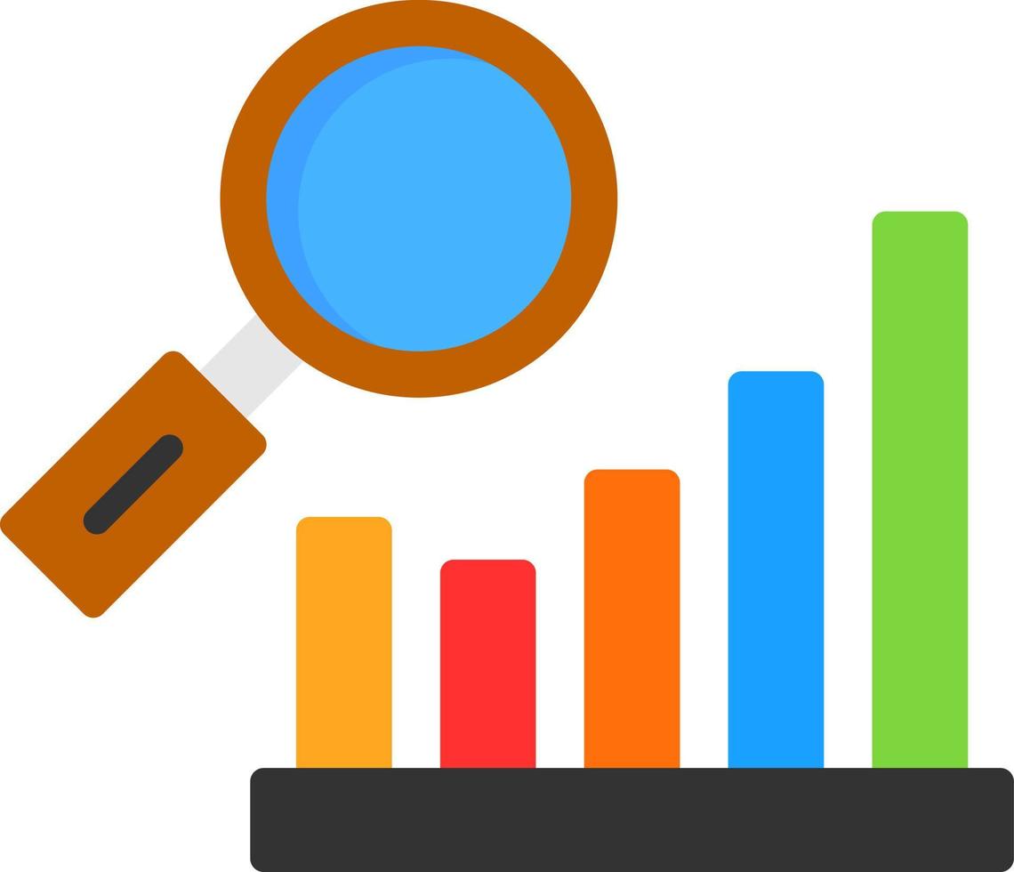 bar Diagram forskning vektor ikon design
