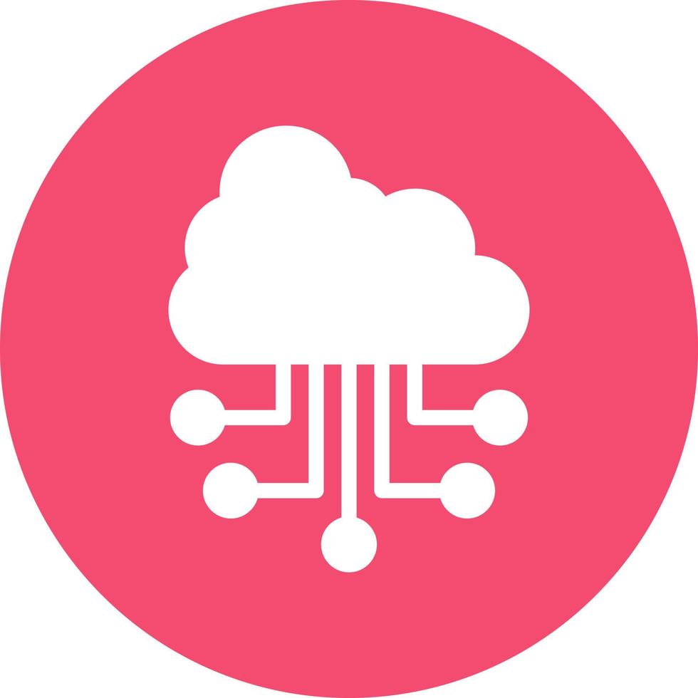 Cloud-Computing-Vektor-Icon-Design vektor