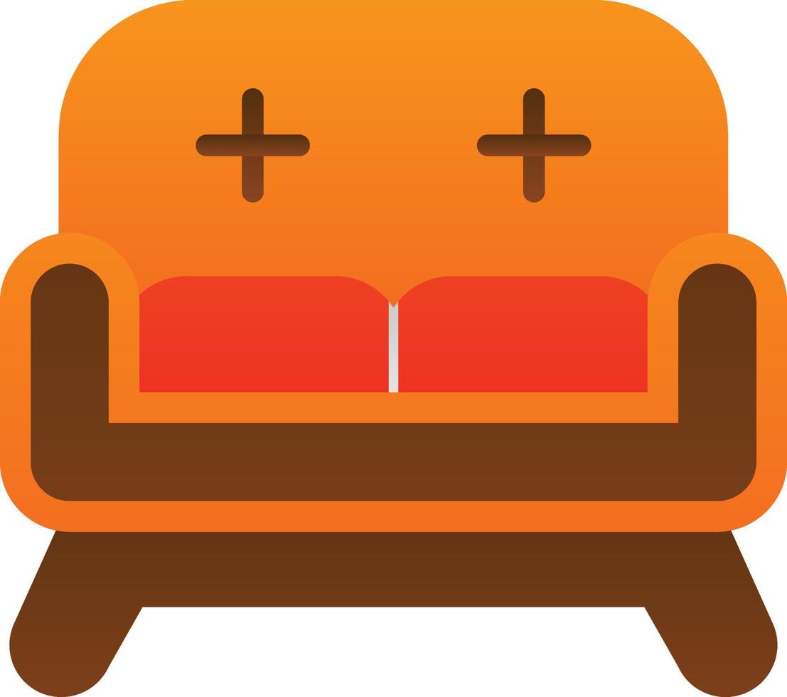 Sofa-Vektor-Icon-Design vektor