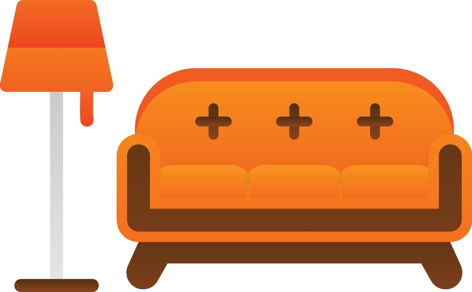 Sofa-Vektor-Icon-Design vektor