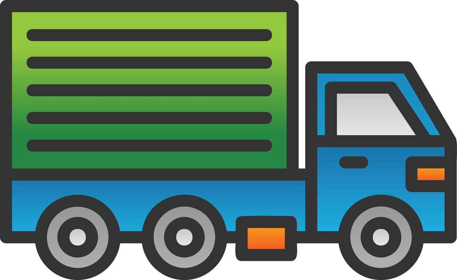 Fracht-LKW-Vektor-Icon-Design vektor