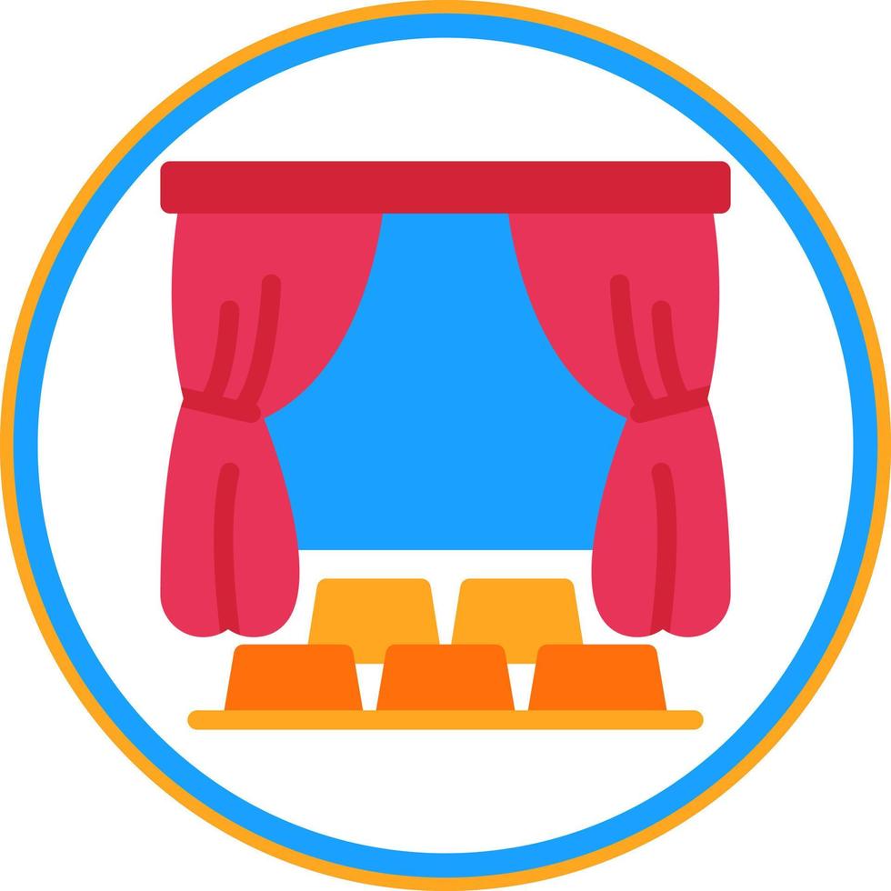 Theater-Vektor-Icon-Design vektor