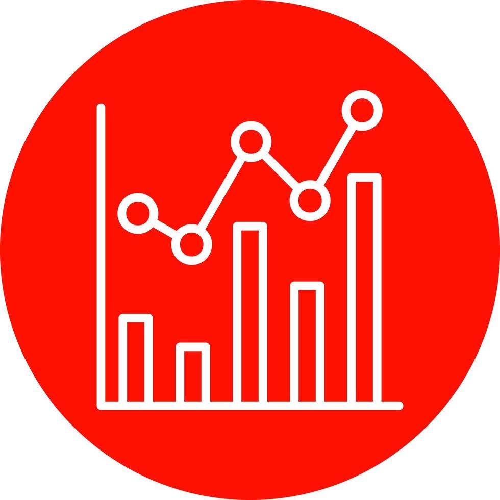 Statistik-Vektor-Icon-Design vektor