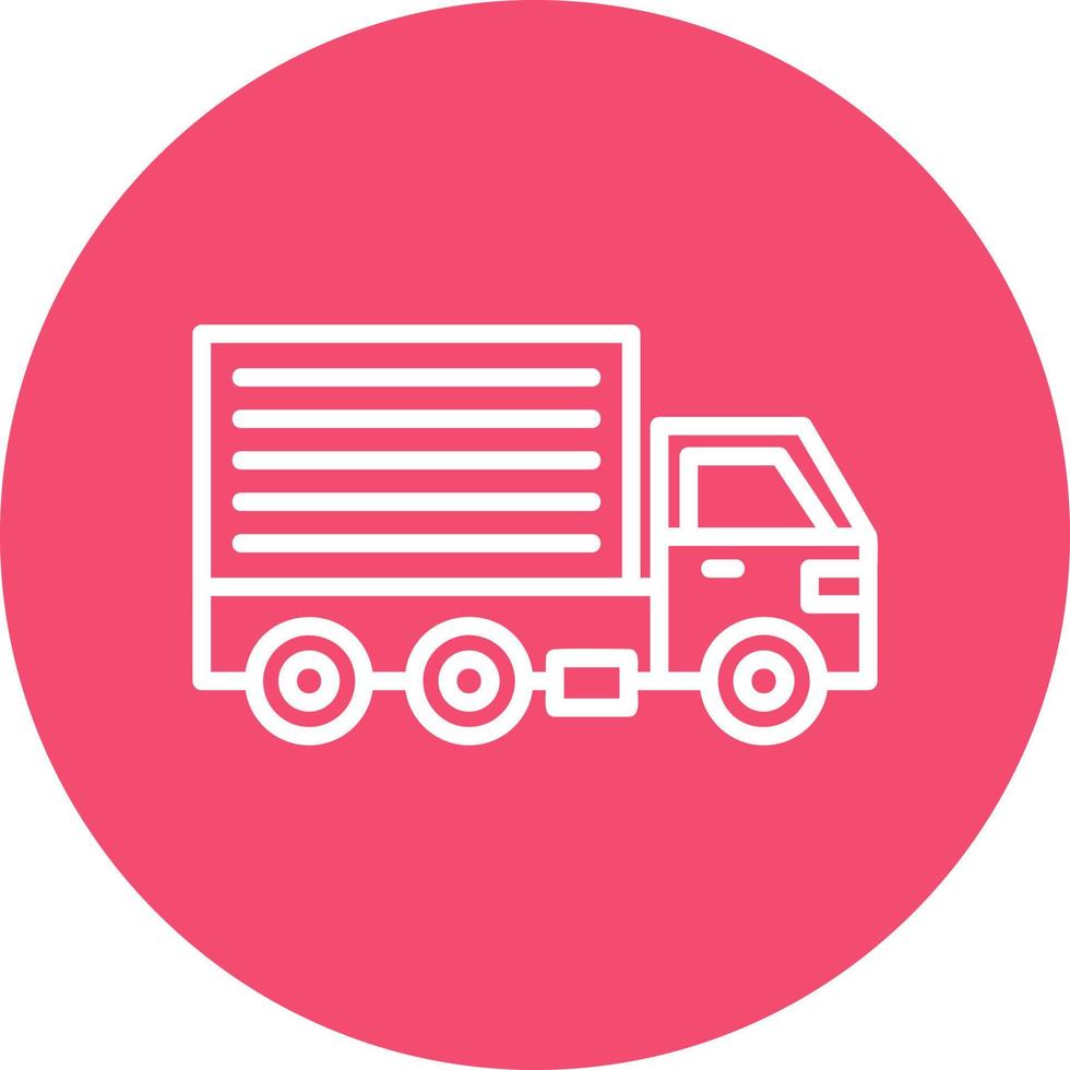 Fracht-LKW-Vektor-Icon-Design vektor