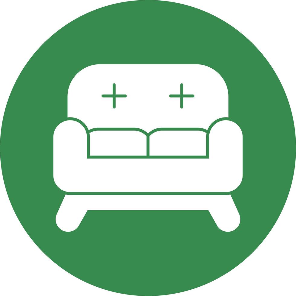 Sofa-Vektor-Icon-Design vektor