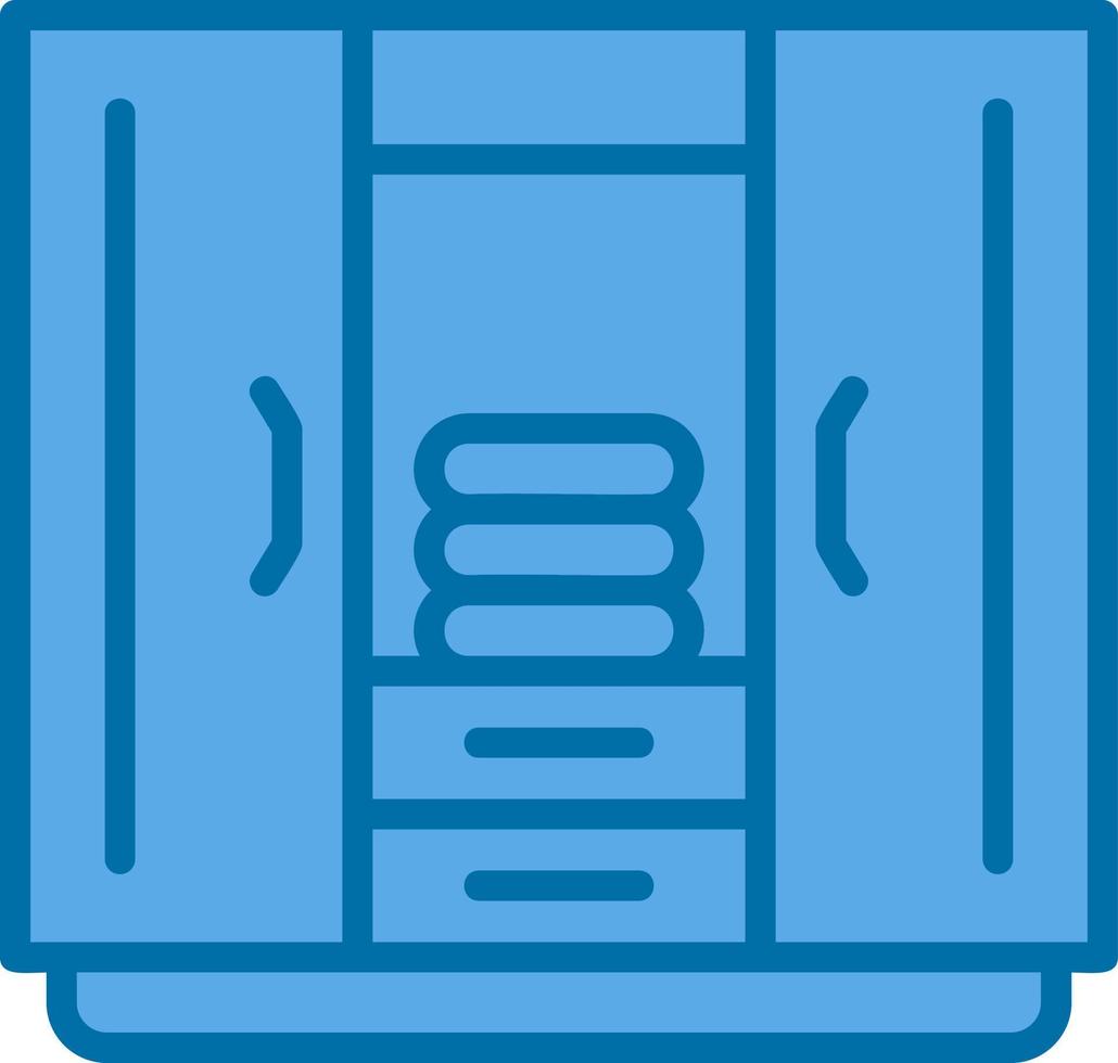 Kleiderschrank-Vektor-Icon-Design vektor