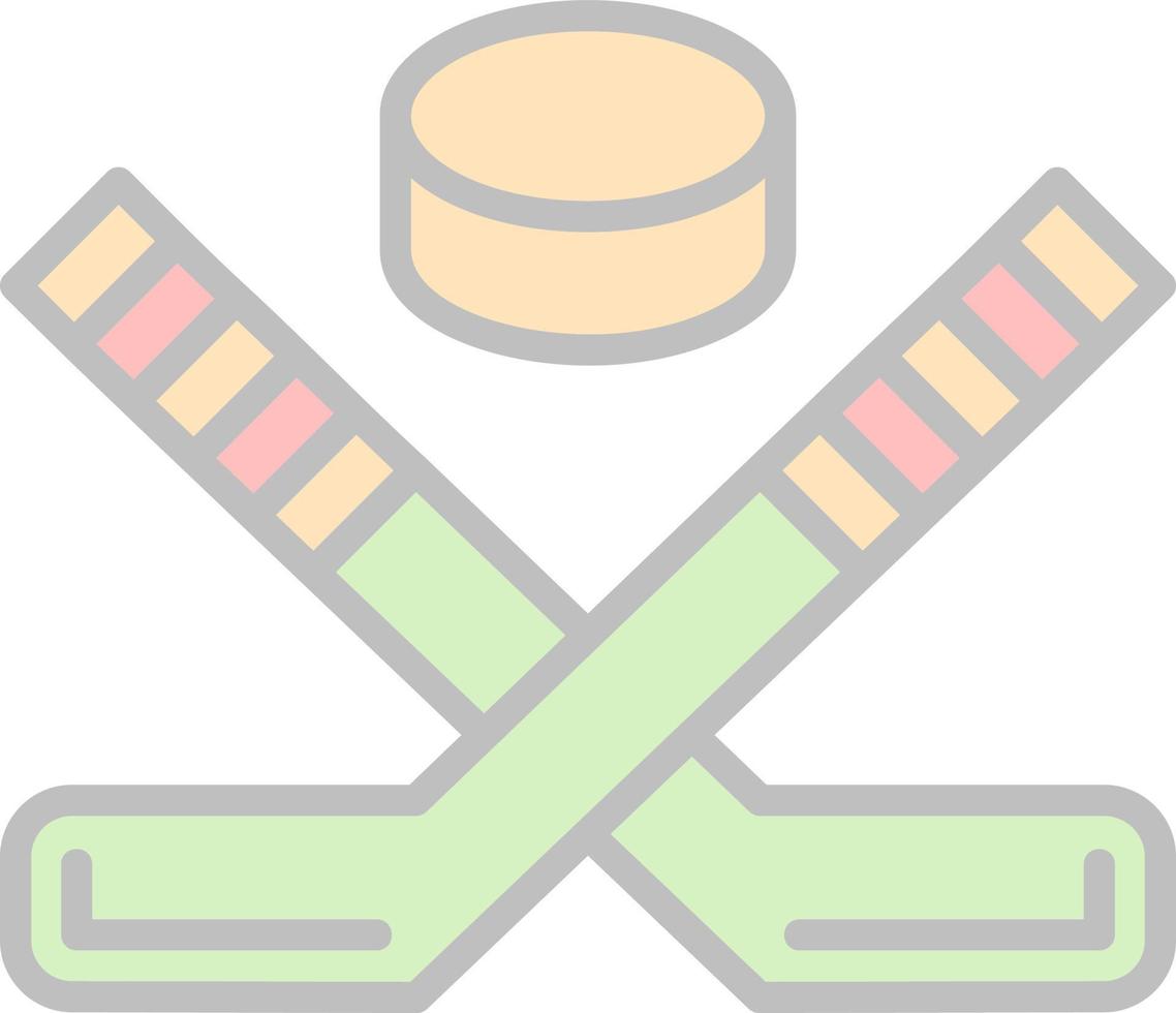 Eishockey-Vektor-Icon-Design vektor