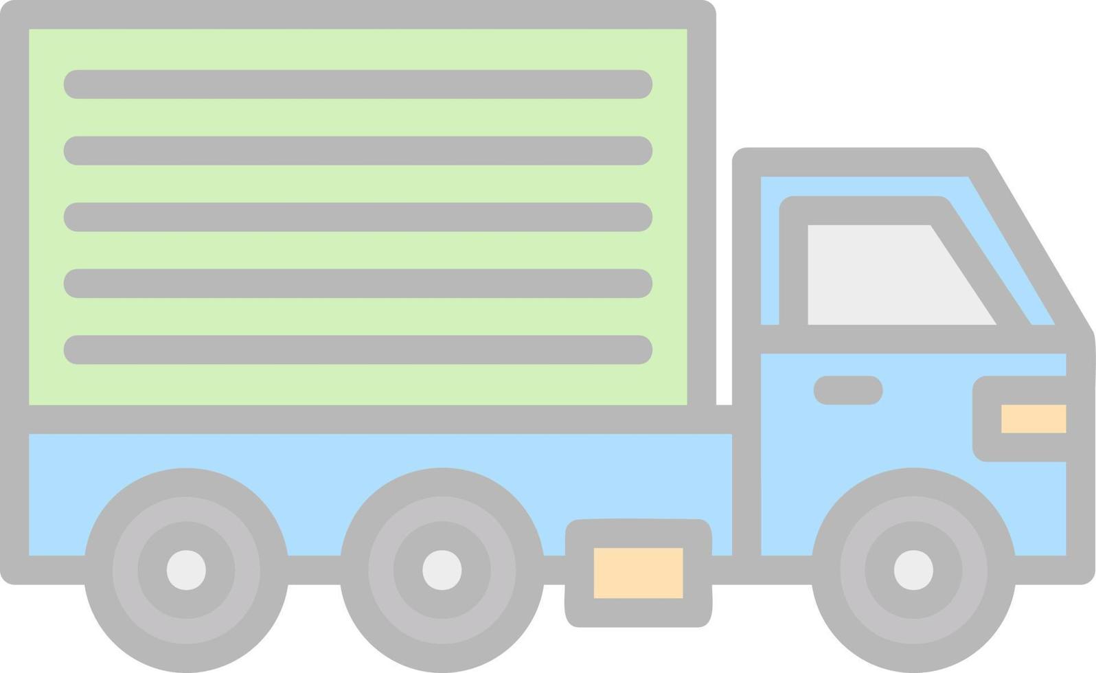 Fracht-LKW-Vektor-Icon-Design vektor