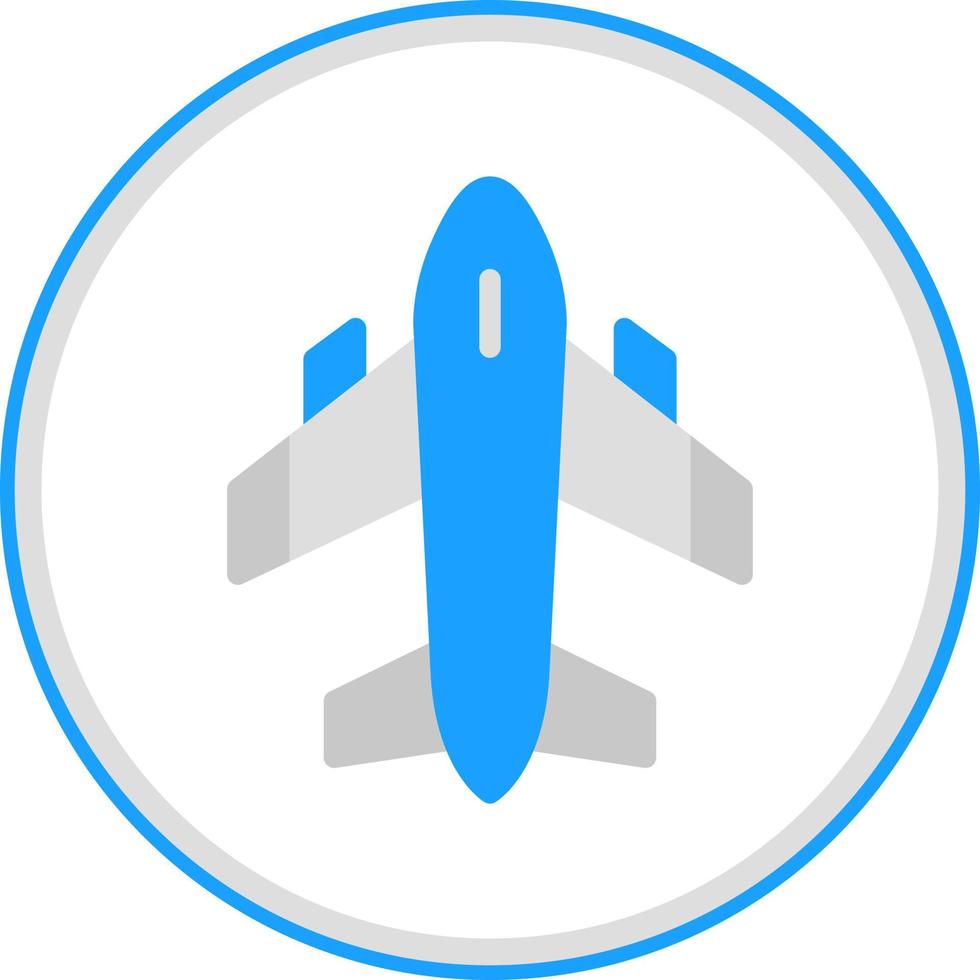 Flugzeug-Vektor-Icon-Design vektor