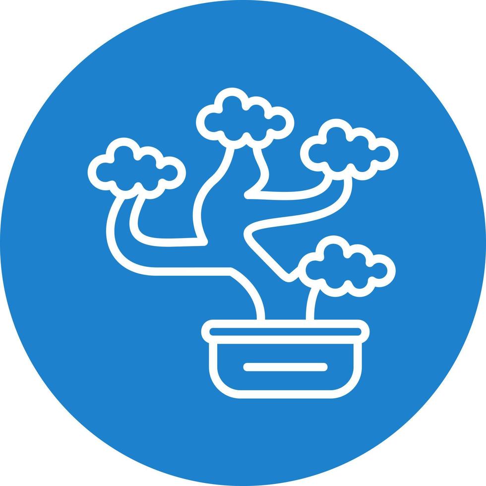 Bonsai-Vektor-Icon-Design vektor