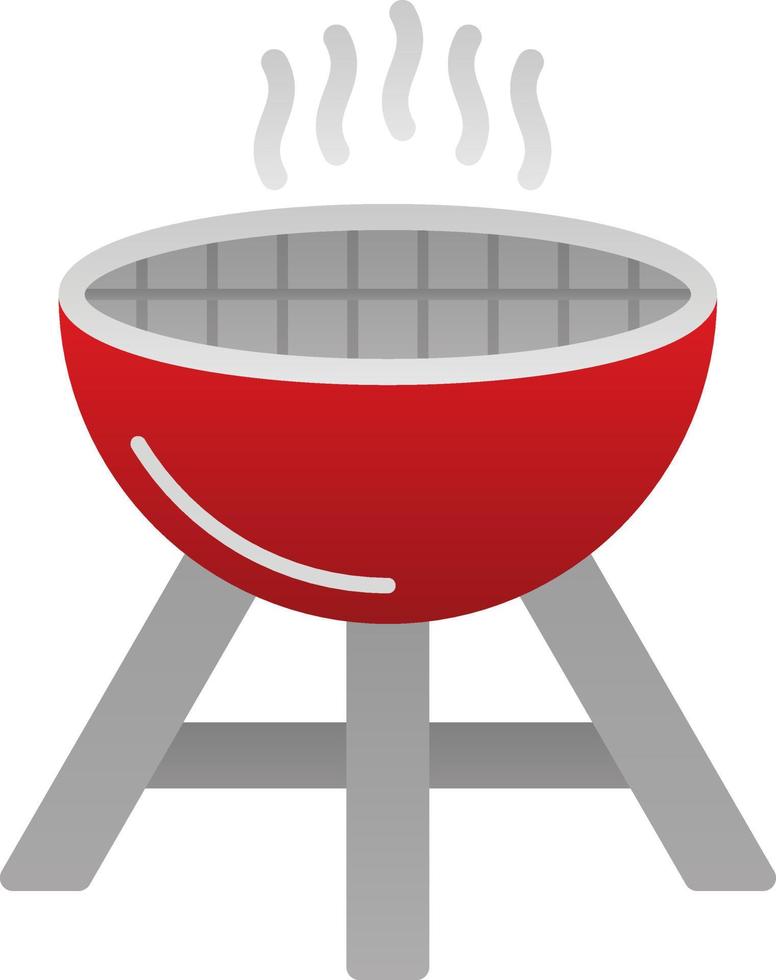 Grill-Vektor-Icon-Design vektor