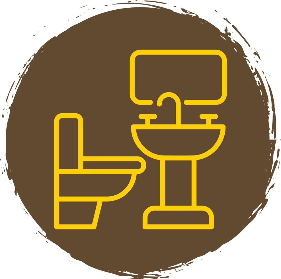 WC-Vektor-Icon-Design vektor