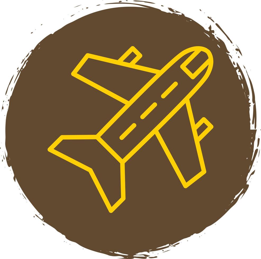 Flugzeug-Vektor-Icon-Design vektor