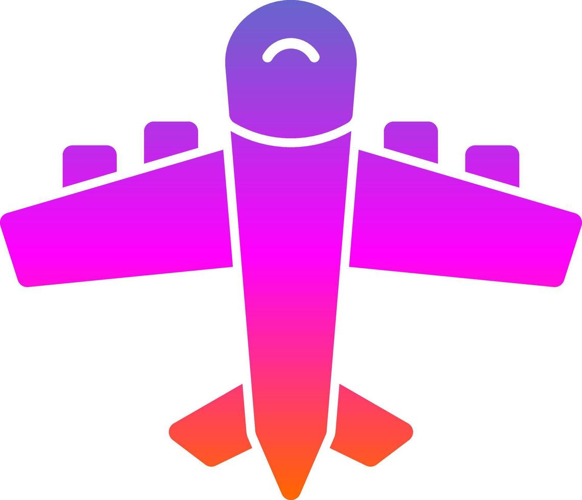 Flugzeug-Vektor-Icon-Design vektor