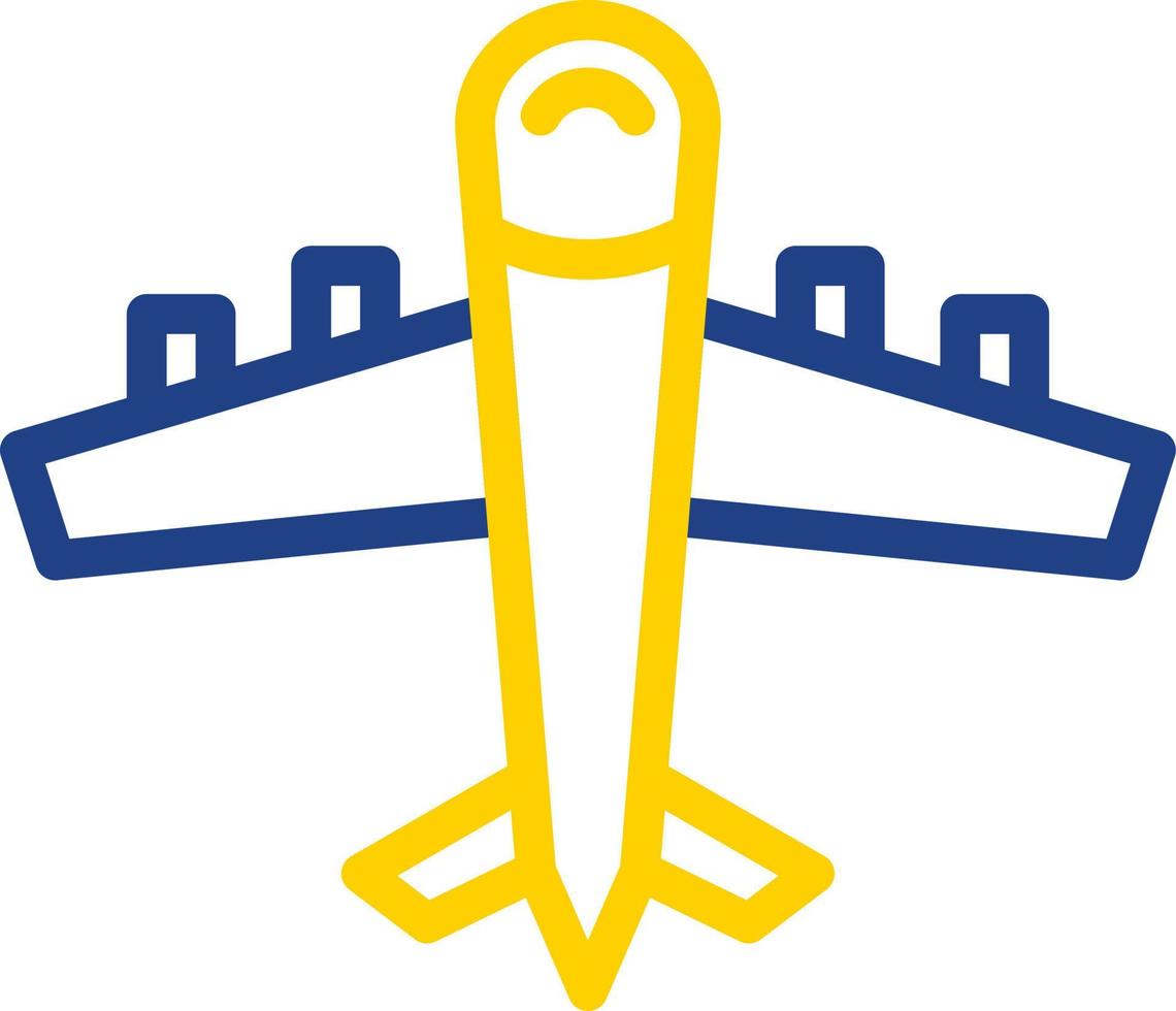 Flugzeug-Vektor-Icon-Design vektor