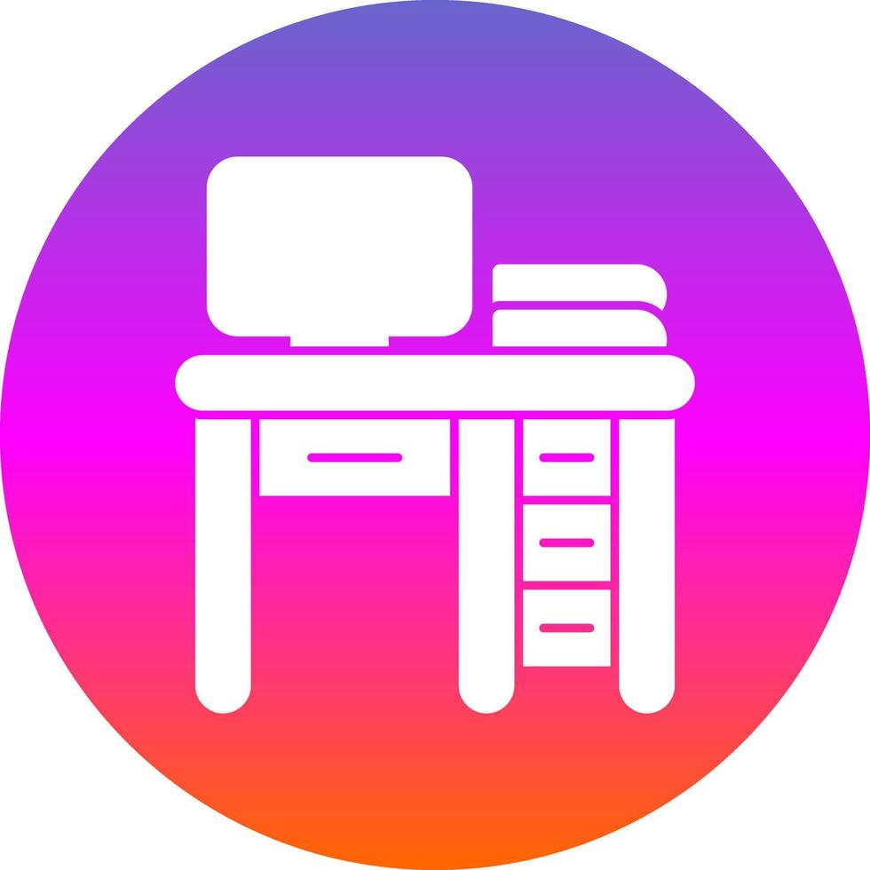 skrivbord vektor ikon design