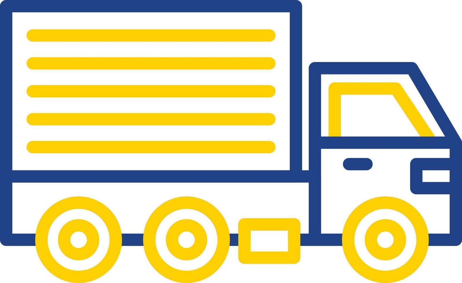 Fracht-LKW-Vektor-Icon-Design vektor