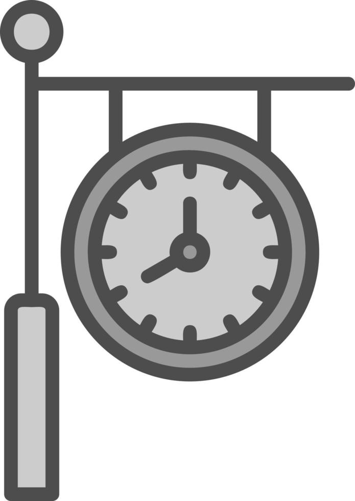 Uhr-Vektor-Icon-Design vektor