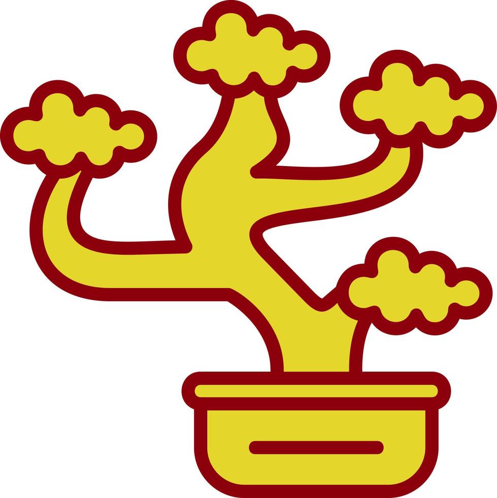 bonsai vektor ikon design