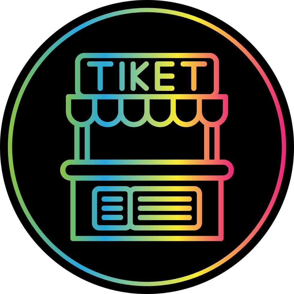 Ticket Office-Vektor-Icon-Design vektor