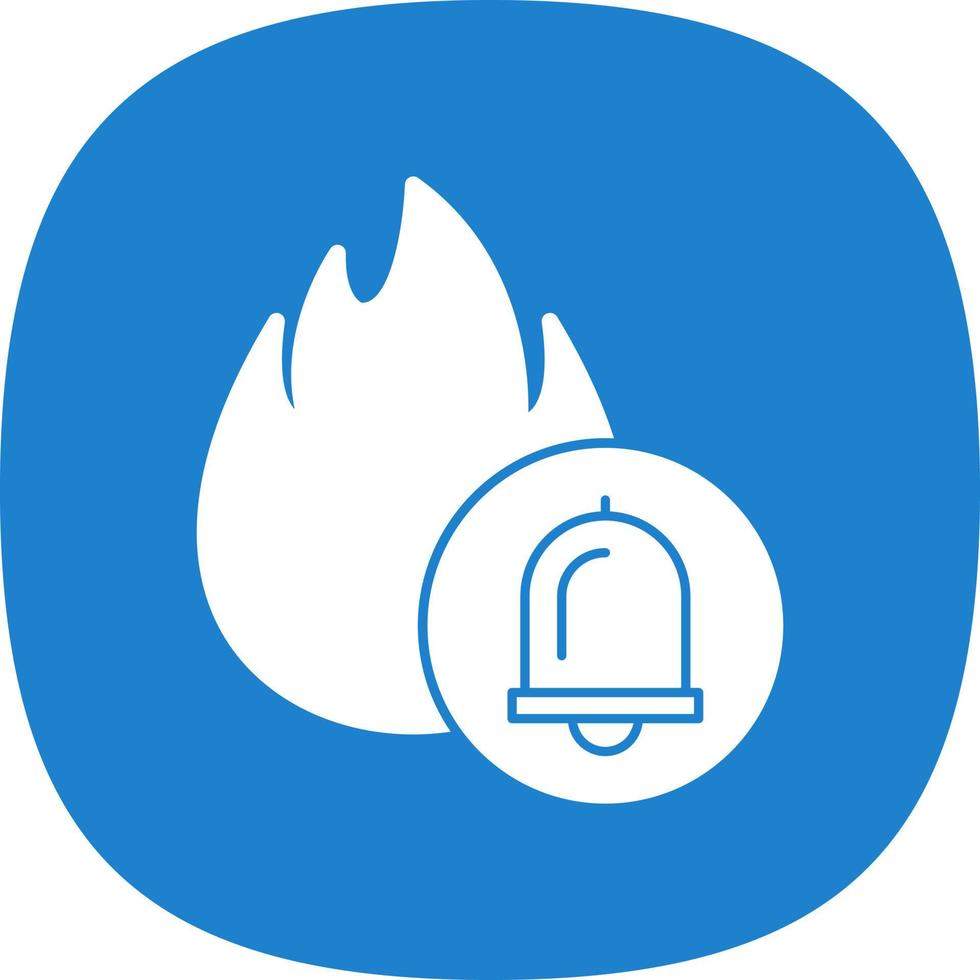 Feueralarm-Vektor-Icon-Design vektor