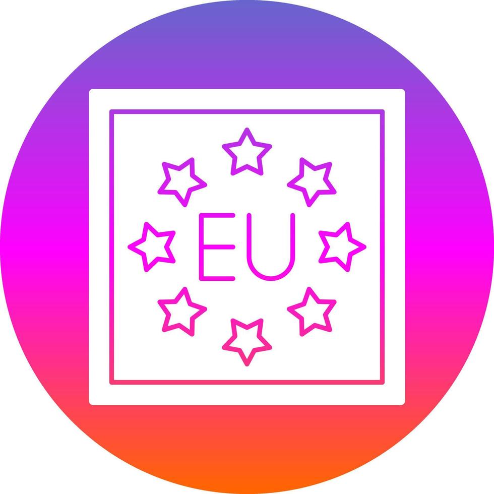 eu-Vektor-Icon-Design vektor