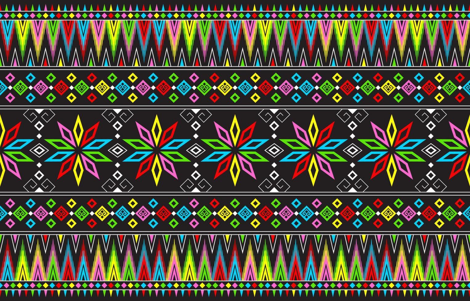 abstrakte niedliche farbe geometrische tribal ethnische ikat folklore argyle orientalisches einheimisches muster traditionelles design für hintergrund, teppich, tapete, kleidung, stoff, verpackung, druck, batik, volkstümlich, stricken, streifenvektor vektor