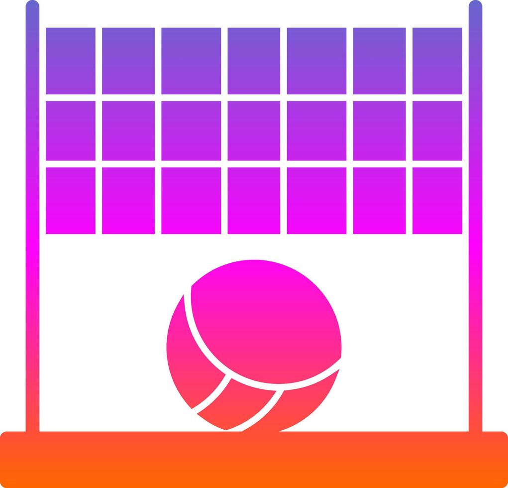 Beach-Volleyball-Vektor-Icon-Design vektor