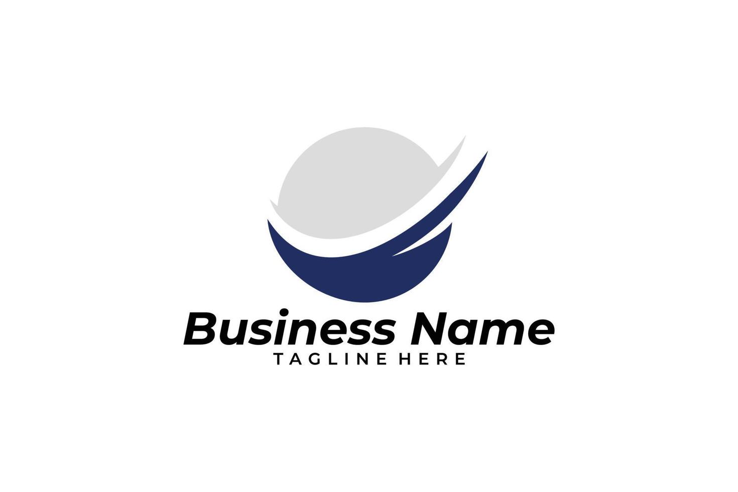 Kreis Business Logo Symbol Vektor isoliert