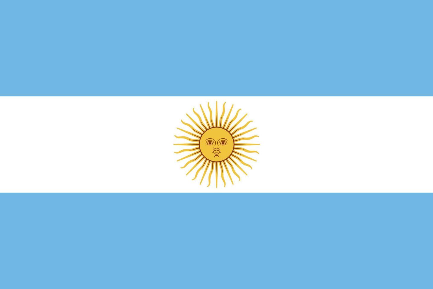 argentinsk flaggdesign vektor