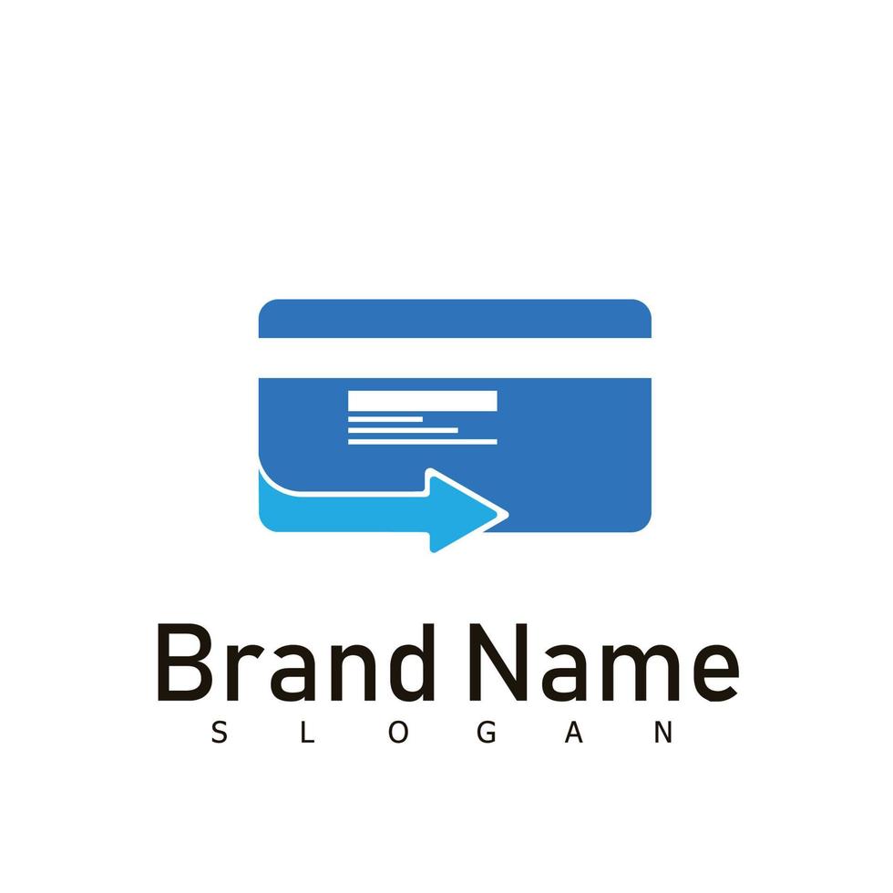 Pay-Card-Kredit-Logo Geld-Symbol-Logo vektor