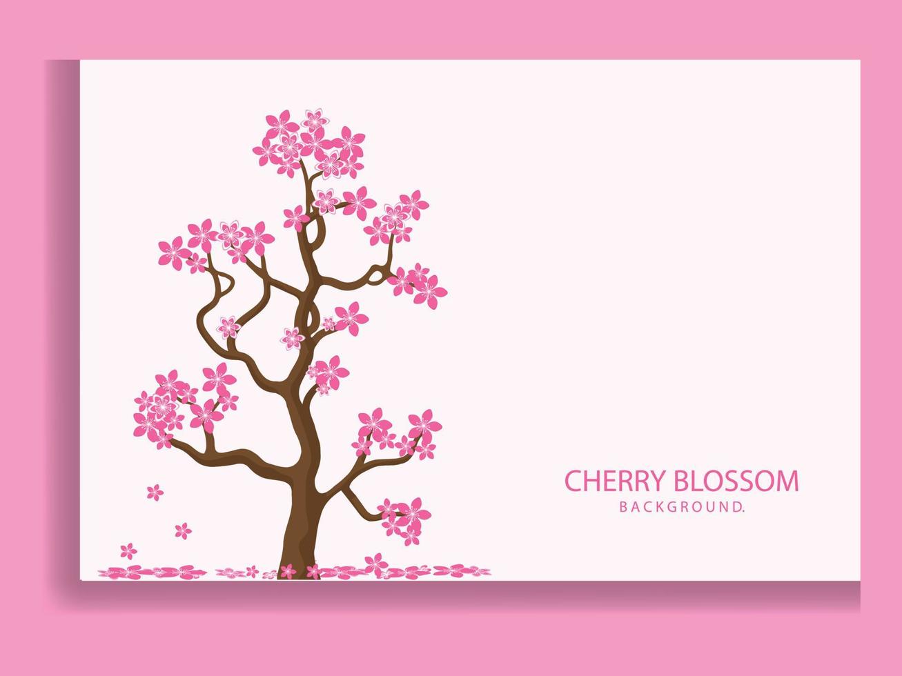 sakura blomma gren. fallande kronblad, blommor. isolerade flygande realistiska japanska rosa körsbär eller aprikos blommiga element faller ner vektor bakgrund. körsbärsblom gren, blomblad illustration