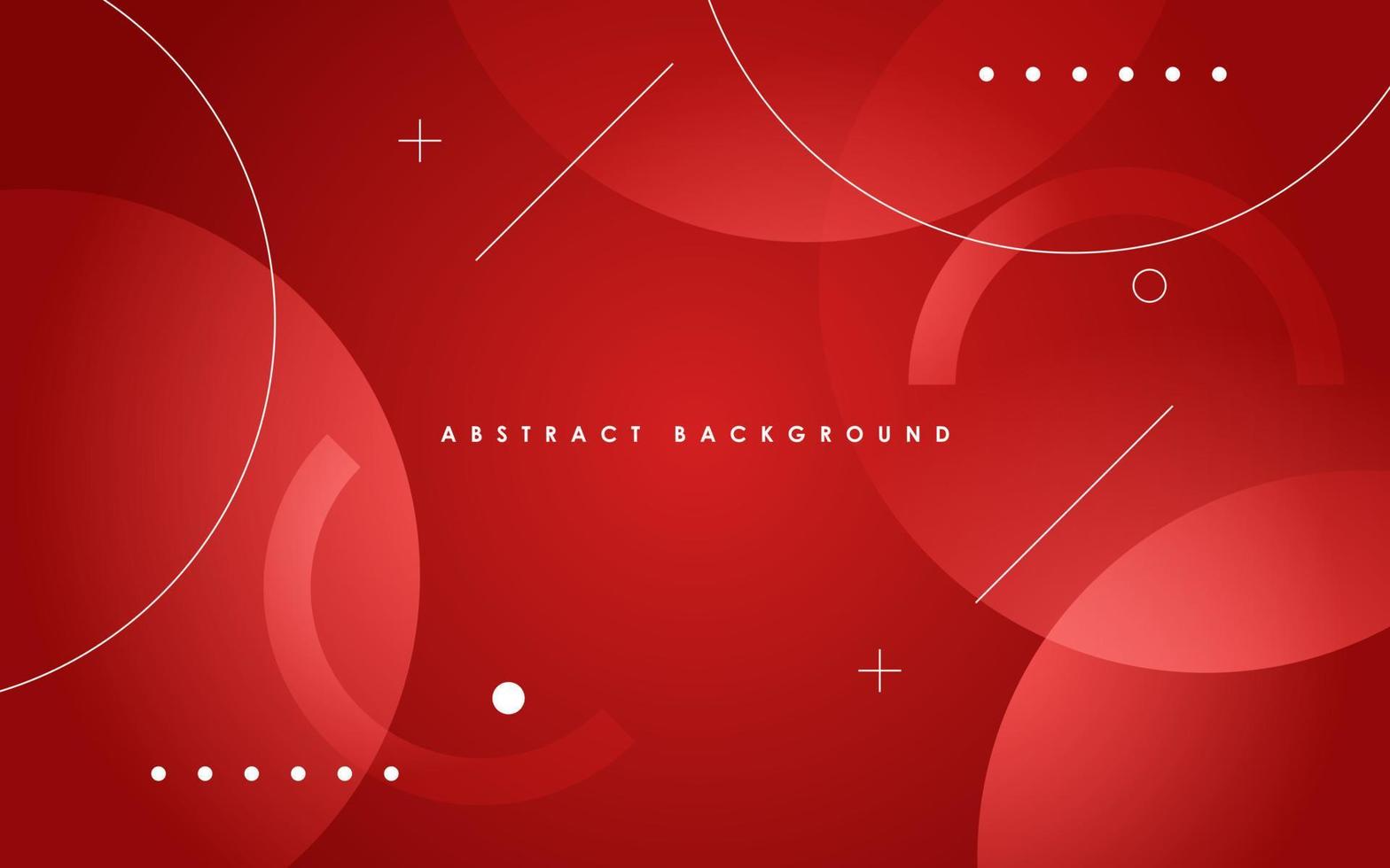 abstraktes buntes Rot mit Kreislicht und Hintergrund der geometrischen Form. eps10-Vektor vektor