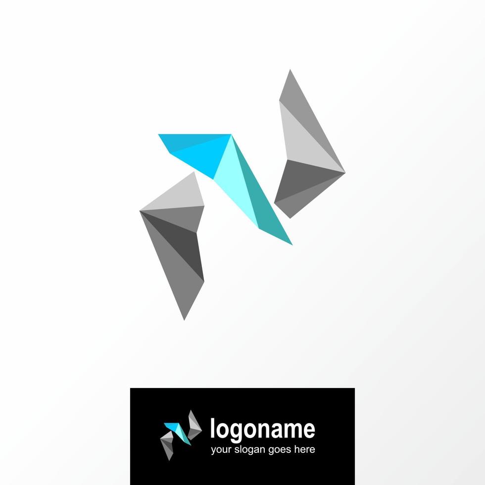 serier av trianglar anordnad in i intressant form bild grafisk ikon logotyp design abstrakt begrepp vektor stock. kan vara Begagnade som symboler relaterad till företag eller ikon.