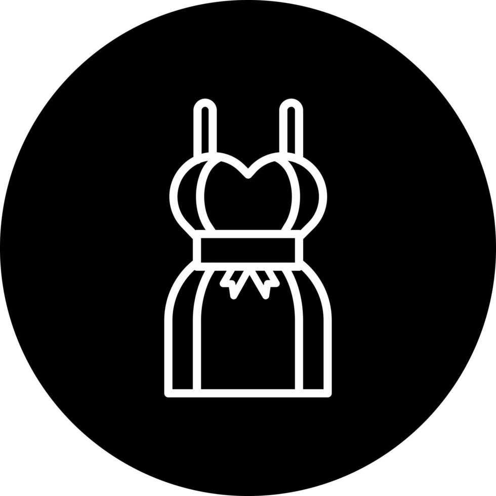 Brautkleid-Vektor-Symbol vektor