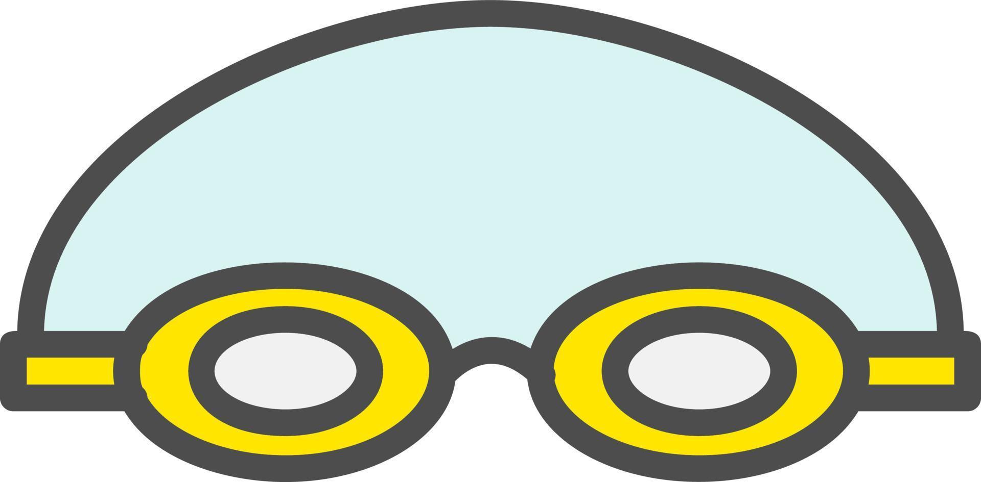 simmare glasögon vektor ikon