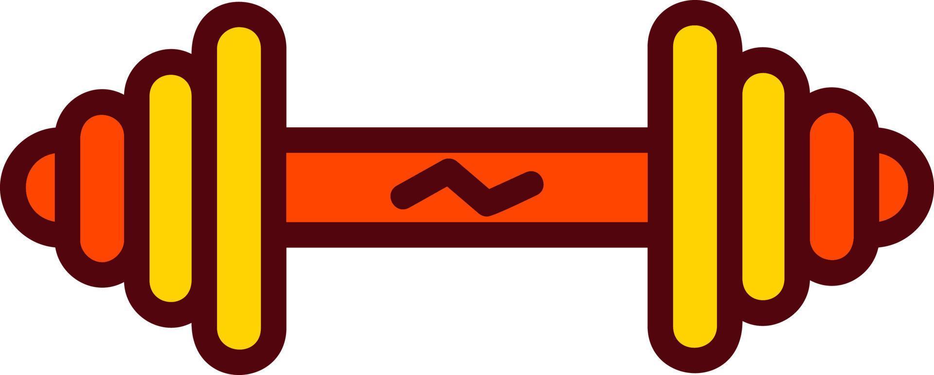 Langhantel-Vektorsymbol vektor